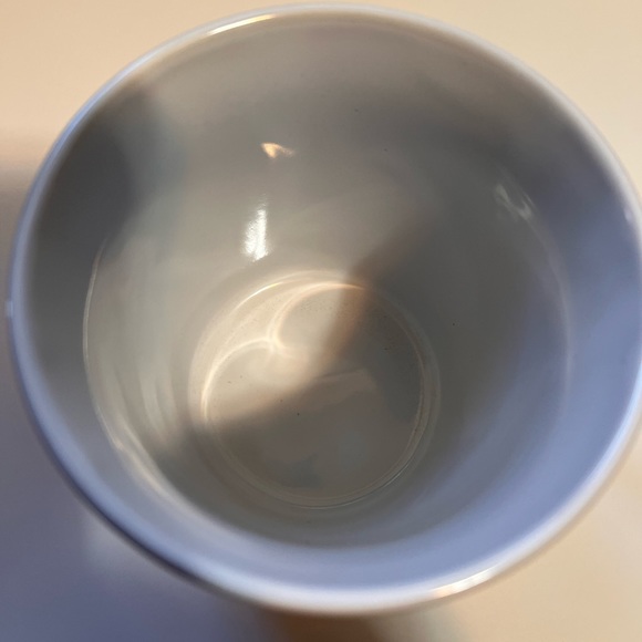 Starbucks coffee mug red white diagonal with rectangular handle 16oz - Picture 6 of 6